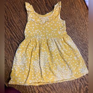 Gap Baby Yellow Floral Kids Dress 3T